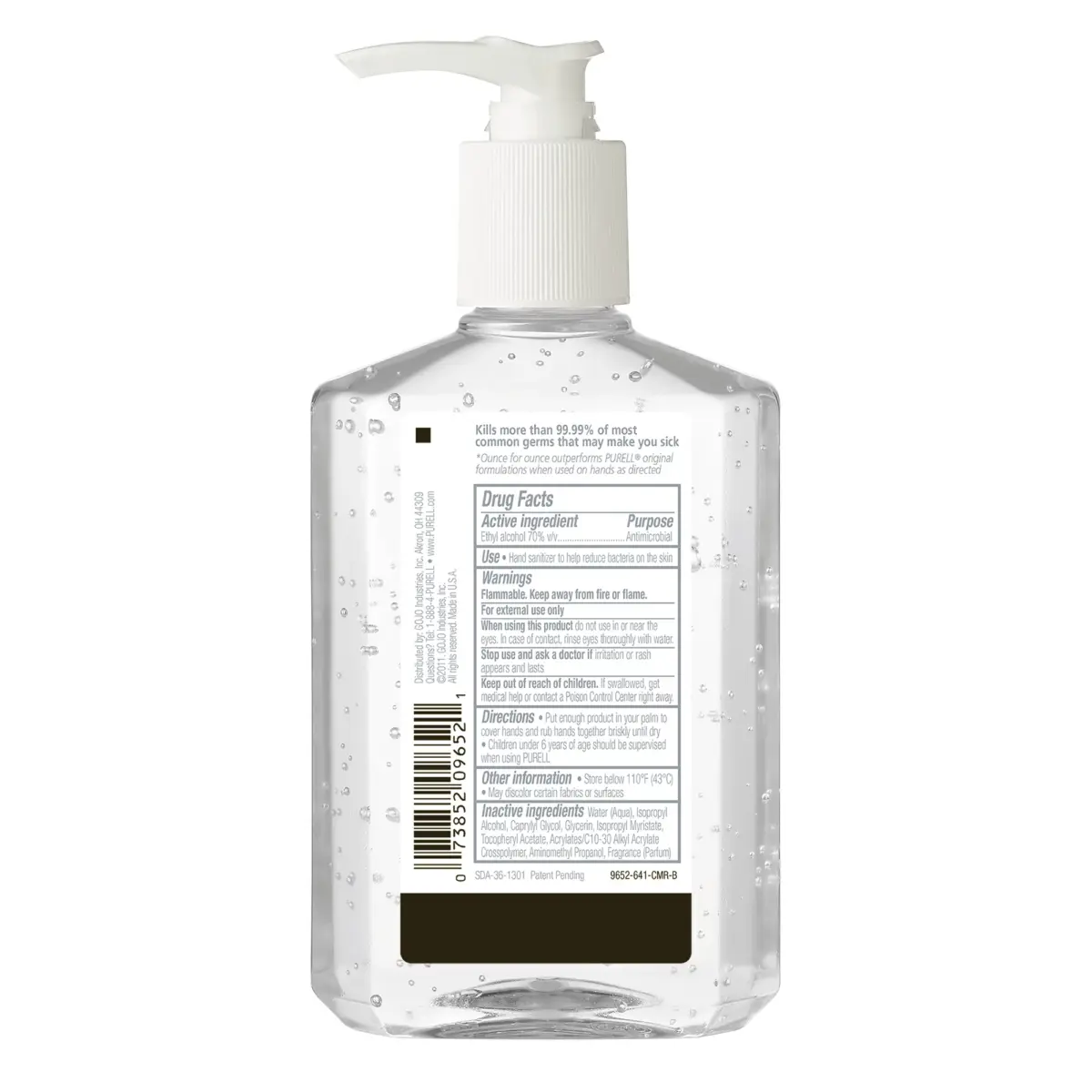 Purell Advanced Hand Sanitizer Refreshing Gel, 8 oz. - Image 2
