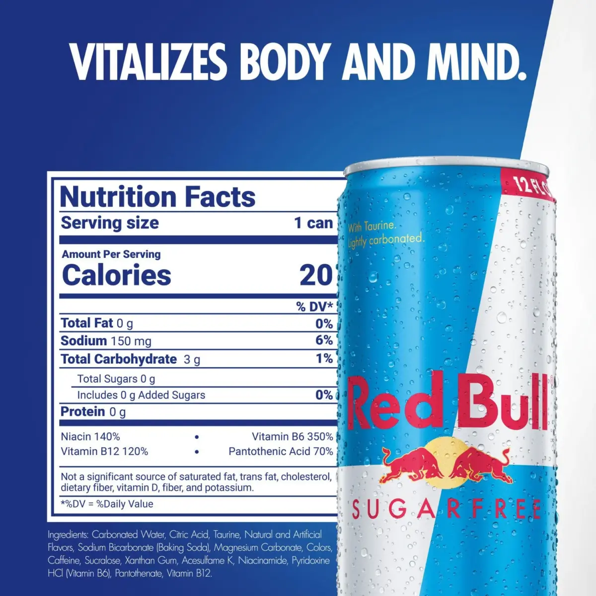 Red Bull Sugar-Free Energy Drink 12 fl. oz., 24 pk. - Image 5