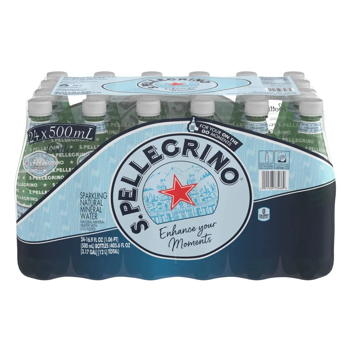 S.Pellegrino Sparkling Natural Mineral Water 16.9 fl. oz., 24 pk. - Image 2
