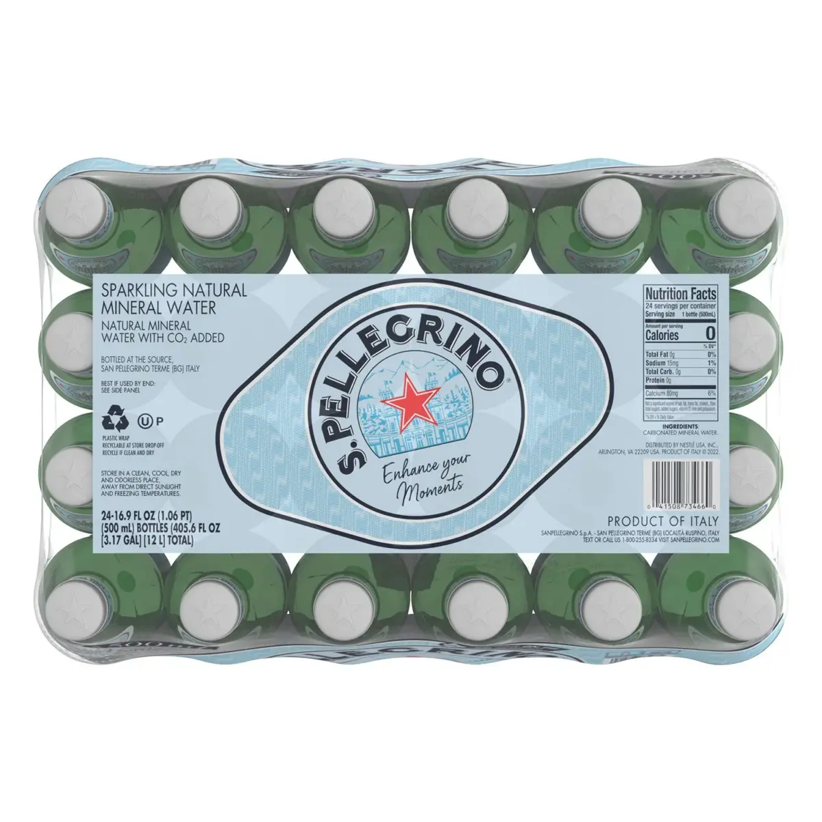 S.Pellegrino Sparkling Natural Mineral Water 16.9 fl. oz., 24 pk. - Image 6