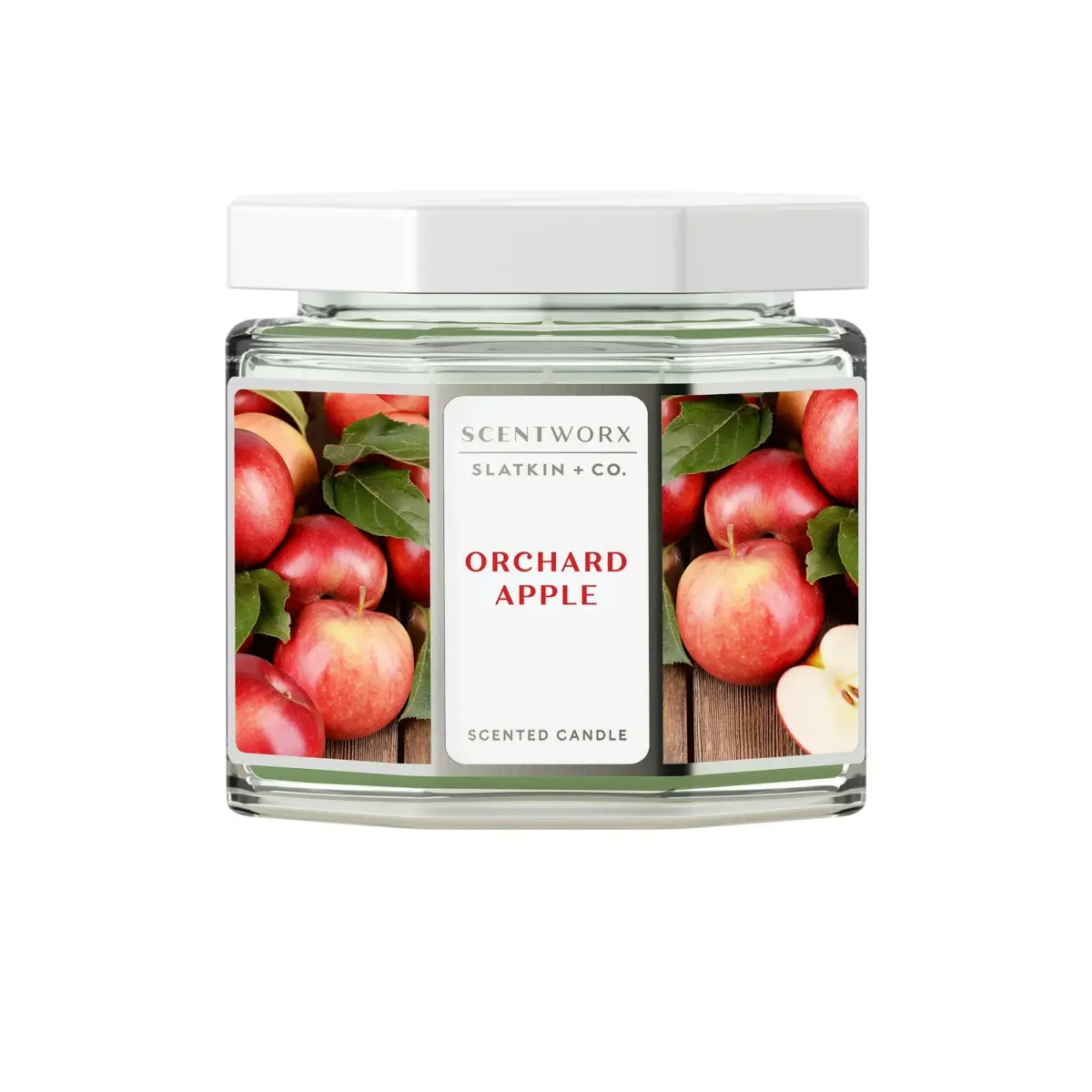 Scentworx 14.5 oz Orchard Apple 3-Wick Jar Candle by Slatkin & Co - Image 1