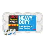 Scotch Heavy-Duty Shipping Packaging Tape, 1 8/9" x 1,573 1/5", 8 pk. - Clear - Image 2
