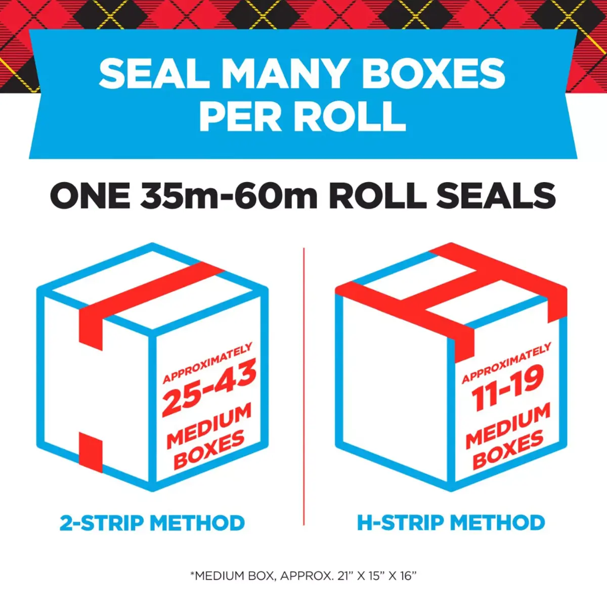Scotch Heavy-Duty Shipping Packaging Tape, 1 8/9" x 1,573 1/5", 8 pk. - Clear - Image 5