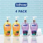 Softsoap Antibacterial Liquid Hand Soap - White Tea & Kitchen Fresh Scents, 4 pk./11.25 fl. oz. - Image 3
