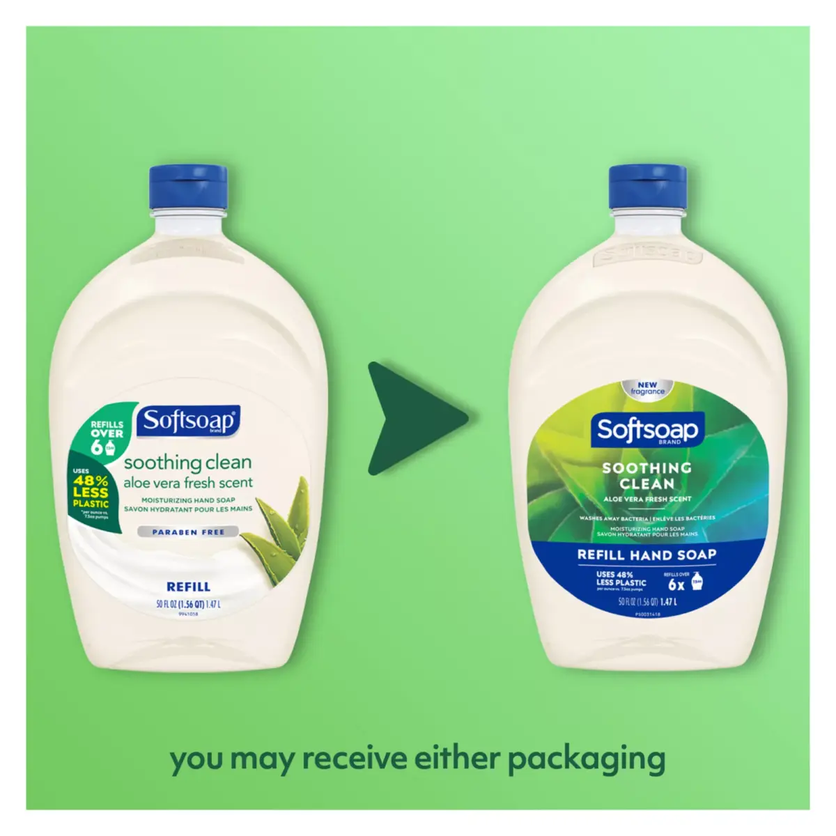 Softsoap Liquid Hand Soap Refill - Soothing Aloe Vera, 2 pk./50 oz. - Image 6