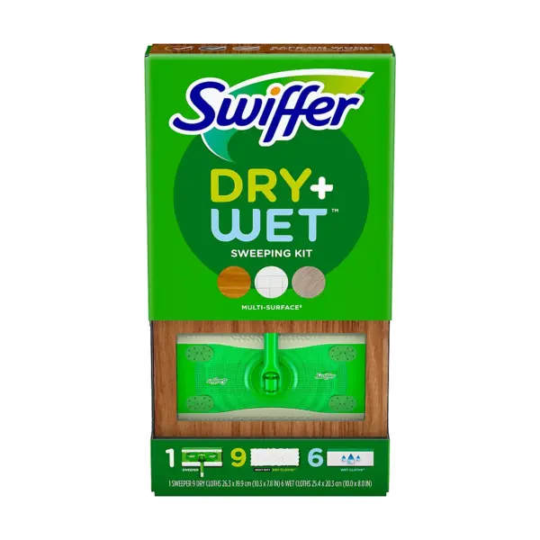 Swiffer Dry + Wet Multi Surface Sweeping Kit - Fresh Scent