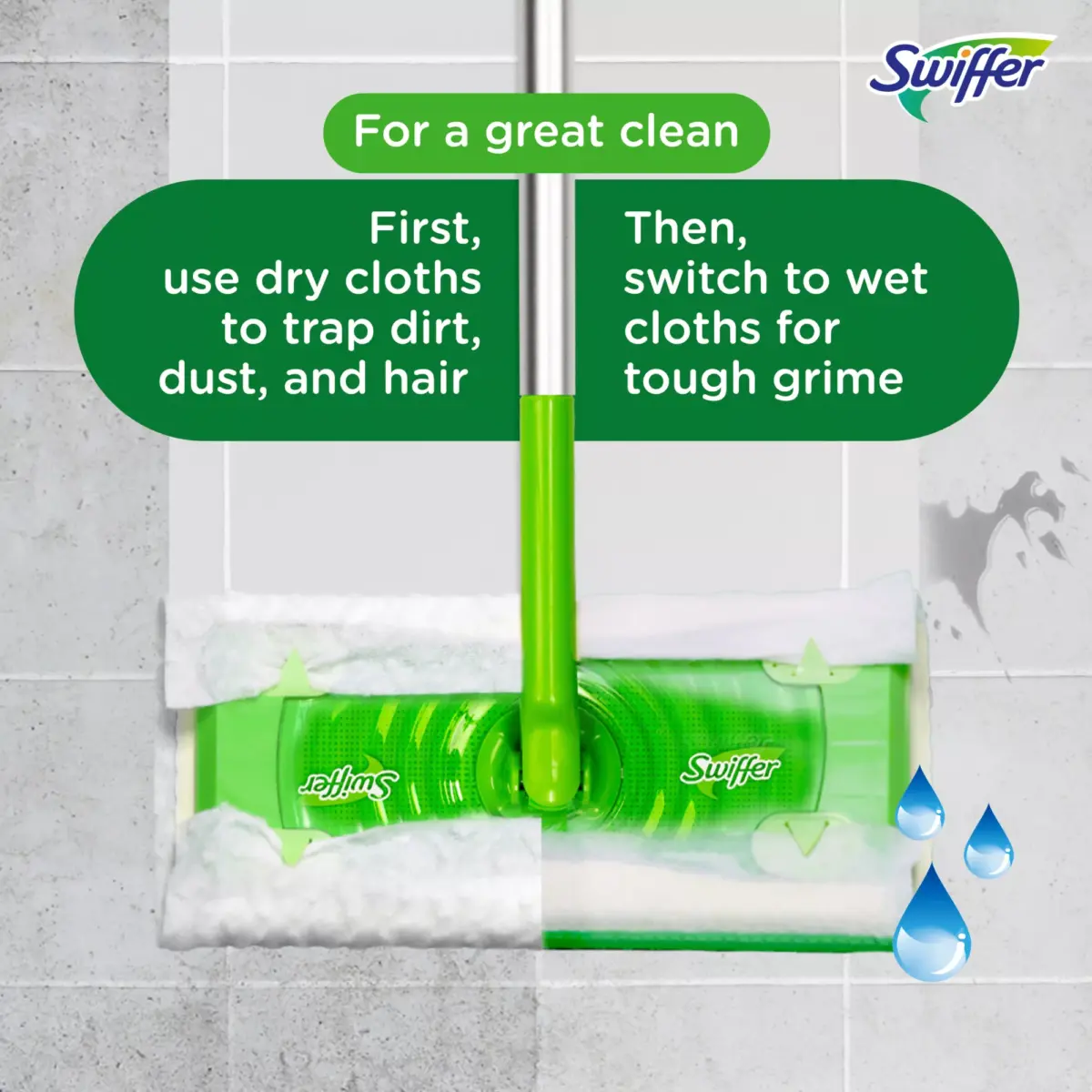 Swiffer Dry + Wet Multi Surface Sweeping Kit - Fresh Scent - Image 7