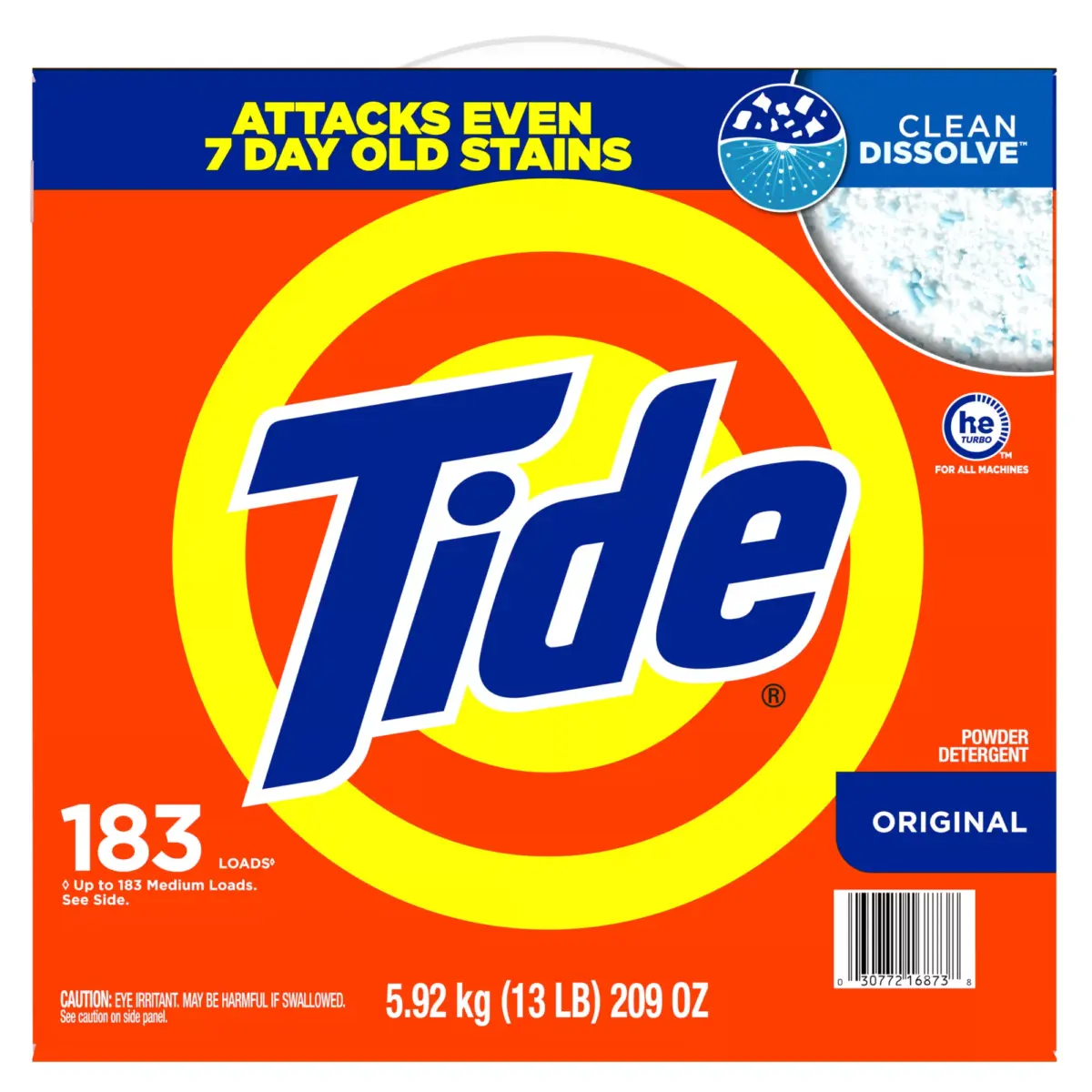 Tide Powder Laundry Detergent - Original Scent, 183 loads/209 oz. - Image 2