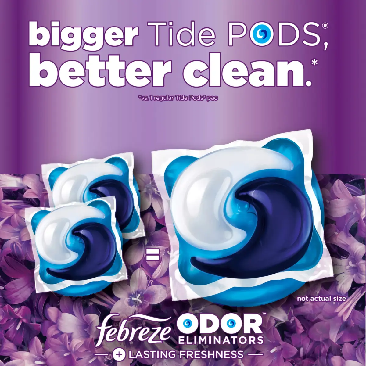 Tide Power PODS with Febreze Odor Eliminators - Spring & Renewal, 72 ct. - Image 6
