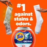 Tide Ultra OXI Power PODS with Odor Eliminators - Original Scent, 72 ct. - Image 8