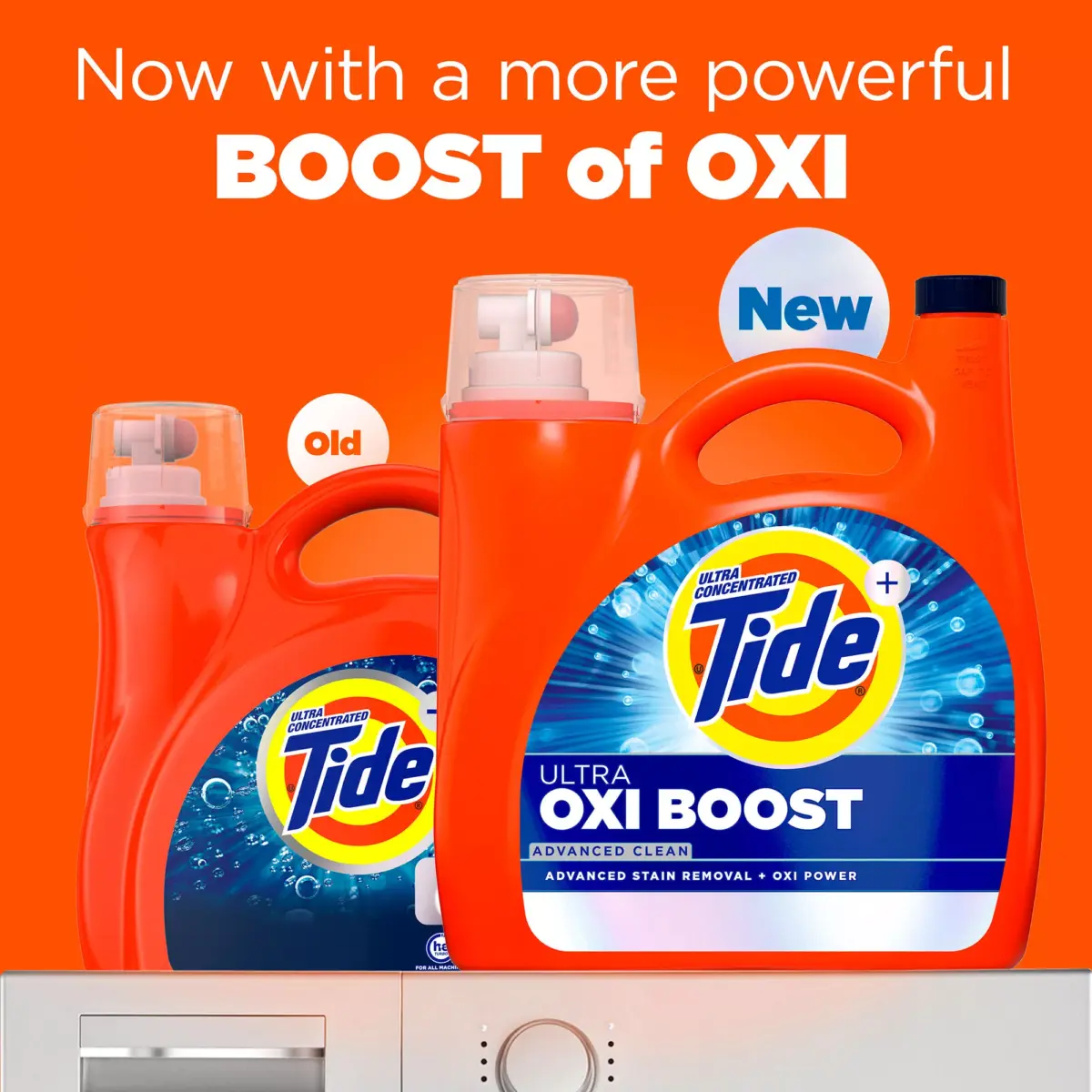 Tide Ultra Oxi Boost Liquid Laundry Detergent - Advanced Clean, 115 loads/147 oz. - Image 3