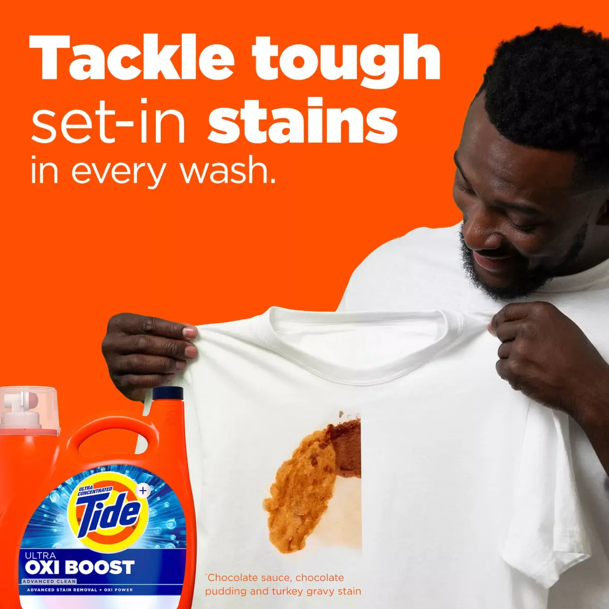 Tide Ultra Oxi Boost Liquid Laundry Detergent - Advanced Clean, 115 loads/147 oz. - Image 4