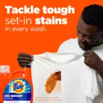 Tide Ultra Oxi Boost Liquid Laundry Detergent - Advanced Clean, 115 loads/147 oz. - Image 4
