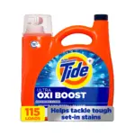 Tide Ultra Oxi Boost Liquid Laundry Detergent - Advanced Clean, 115 loads/147 oz. - Image 5