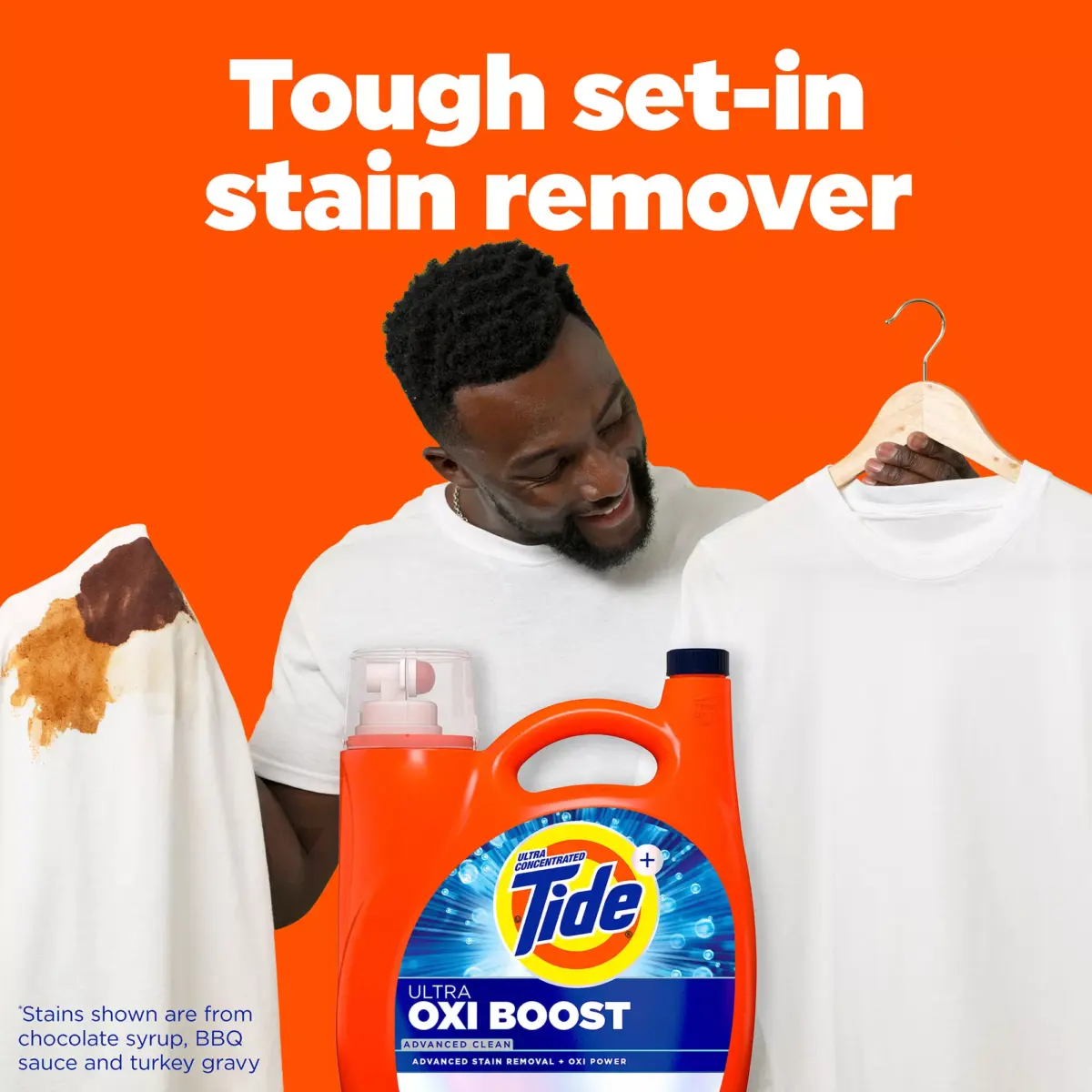 Tide Ultra Oxi Boost Liquid Laundry Detergent - Advanced Clean, 115 loads/147 oz. - Image 6