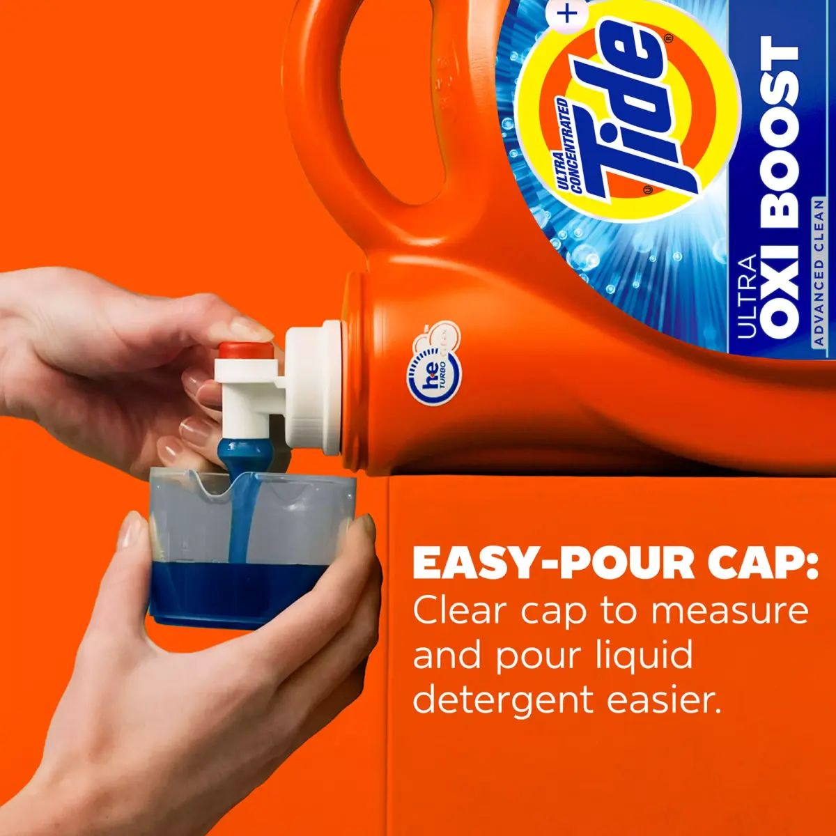 Tide Ultra Oxi Boost Liquid Laundry Detergent - Advanced Clean, 115 loads/147 oz. - Image 8
