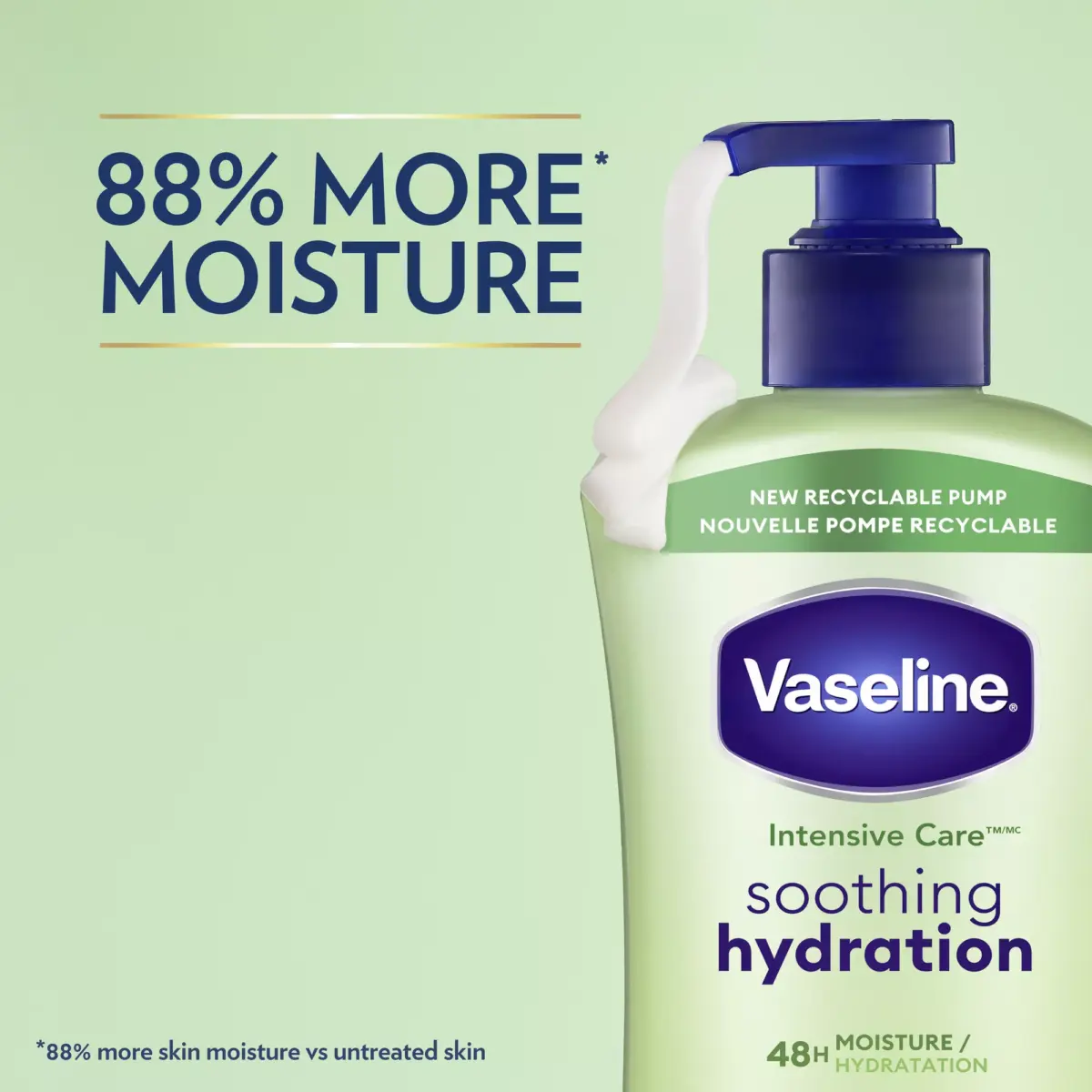 Vaseline Intensive Care Body Lotion Soothing Hydration, 2 pk./20.3 fl. oz. + Bonus Bottle, 10 fl. oz. - Image 6