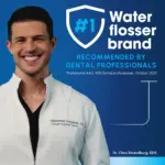 Waterpik Cordless Portable Water Flosser with 2 Tips, ADA Accepted, White and Blue - Image 8
