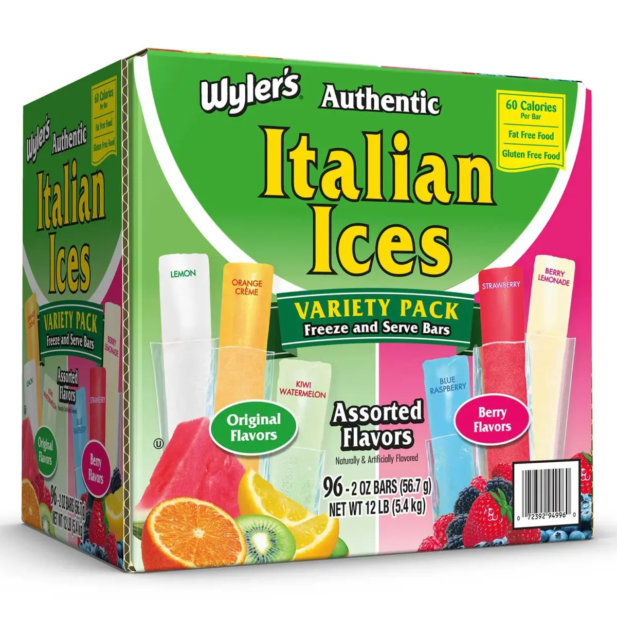 Wyler's Authentic Italian Ices, 2 oz., 96 pk. - Image 1